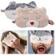 thumbnail image 5 of 2 piezas, máscara facial de felpa para dormir, linda máscara de ojos, máscara de ojos de felpa, linda máscara de ojos, guantes para rascar, bebé recién nacido, perro de peluche, ciervo, 5 of 5
