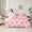 Pink 02, variant on Feelyou Kawaii Bow-tie Bedding Comforter Set 7pcs, Cartoon Black Pink Queen Bedding Sets