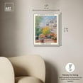 thumbnail image 5 of Le MarchÃ© aux Fleurs Canvas Monet Inspired Poster by Art Remedy, White Frame, 16" x 20", 5 of 7