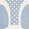 thumbnail image 3 of SAFAVIEH Kids Constantine Bunny Wool Area Rug, Blue/Ivory, 5' x 8', 3 of 4