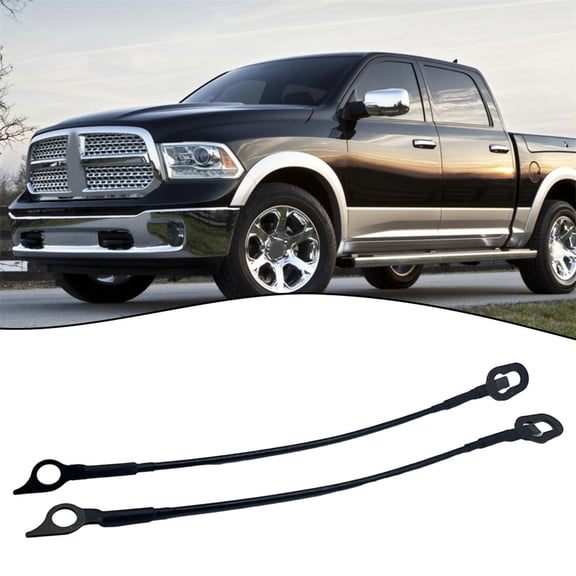 2Pcs Pickup Tailgate Cables For Dodge Ram 1500 1996-2001 Ram 2500 3500 1996-2002