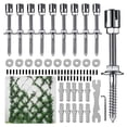 thumbnail image 1 of Bgsha Wall Wire Trellis Kit for Effective Climbing Plant Support Holds 150kg, 1 of 9