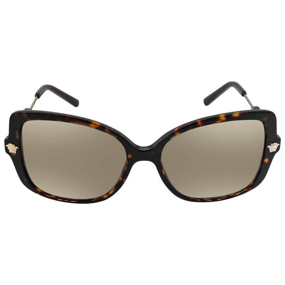 Sunglasses Versace VE 4390 108/6E Havana Brown Gradient Mirror G