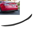 thumbnail image 1 of Rear Trunk Lid Wing Spoiler For  Model 3, ABS Black Trunk Lid Spoiler Tail Trunk Lip Molding Trim For  Model 3 2017 To 2023, 1 of 8