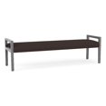 thumbnail image 1 of Pemberly Row Waiting Reception 3 Seat Bench Wood Frame in Brown, 1 of 5
