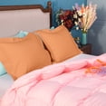 thumbnail image 5 of NTBAY 2 Pack Microfiber Standard Pillow Shams, Ultra Soft and Breathable Oxford Pillowcases with Envelope Closure, 20" x 26", Pale Orange, 5 of 5