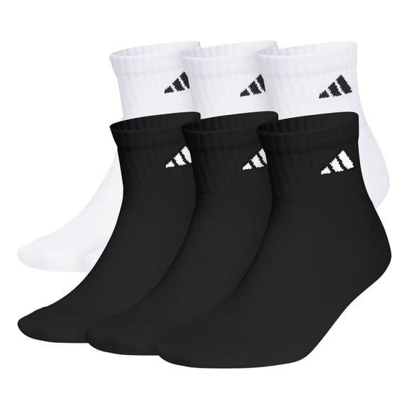 Calcetines deportivos Adidas acolchados para hombre, paquete de 6 unidades
