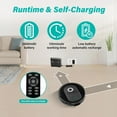 thumbnail image 5 of Robot Vacuum and Mop Combo, Suction, Self-Charging Smart Vacuum Cleaner with Water Tank & Dustbin, App Control, Ideal for Pet Hair, Hard Floors & Carpets, Black, 5 of 7