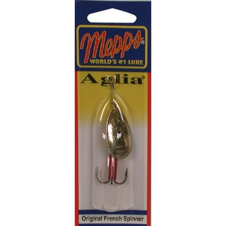 Mepps Aglia Plain Inline Spinner 1/4 oz Gold