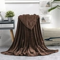 thumbnail image 2 of XEOVHV Super Soft Warm Solid Warm Micro Plush Fleece Blanket Throw Rug Sofa Bedding Clearance Sale, 2 of 2