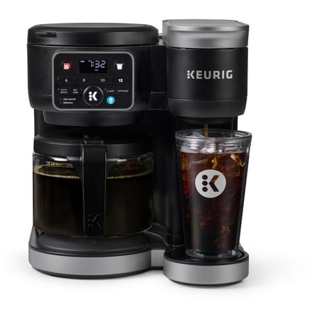 K-Duo Hot & Iced Single Serve & Carafe Coffee Maker – MultiStream Technology, 72oz Reservoir, Ideal for Holiday Hosting & Gift Giving (Gen 2)