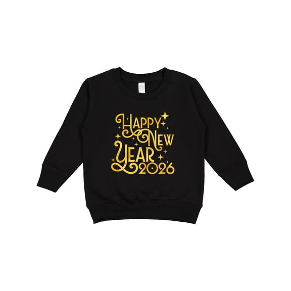 Inktastic Happy New Year 2026 Toddler Sweatshirt