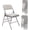 Graphite Gray, variant on 12 Pack Padded Folding Chairs with Cushion, Fabric Seat & Back, Heavy Duty Steel Frame, 380 lbs Weight Capacity, Foldable Portable Chairs for Indoor Outdoor Home Party Wedding Office, Black