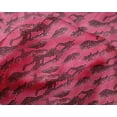 thumbnail image 4 of oneOone Silk Tabby Dark Pink Fabric Snake Animal Skin Dress Material Fabric Print Fabric By The Yard 42 Inch Wide, 4 of 4