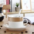 thumbnail image 1 of High-value ceramic coffee cup afternoon tea cup set - 4 sets, 1 of 2