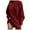 2-Wine, variant on HNMKIU Knitted Sweater Dress Long Sleeve Mid Length Turtleneck Pullover Tunic Fall Dresses for Women Casual Comfortable 2-Black,XXXL