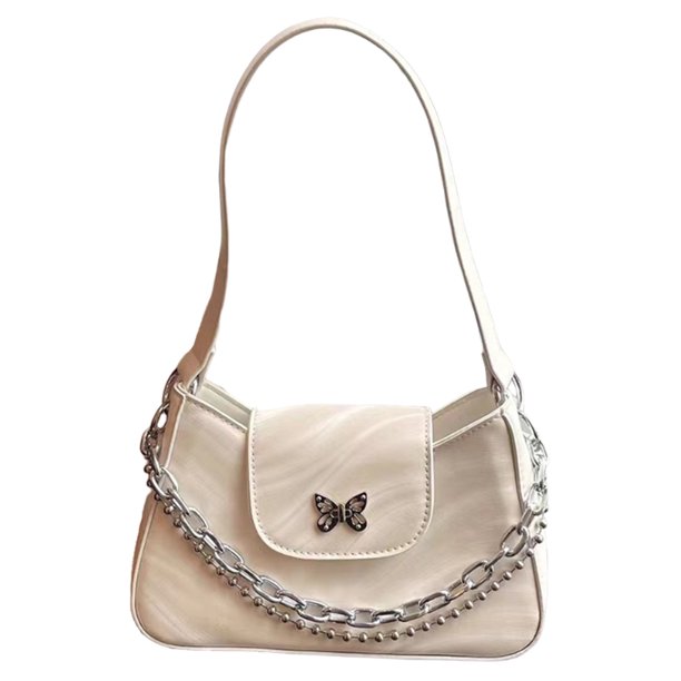 Bolso Hobo elegante de cuero PU para mujer, bolso de hombro individual de gran capacidad, bolsos diarios Y2K