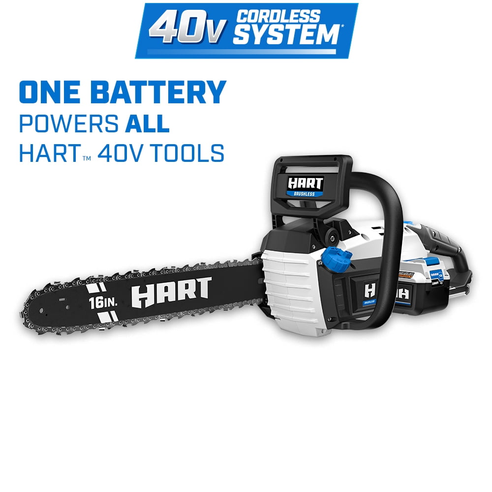 HART 40-Volt Cordless 16-inch Chainsaw 