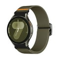 thumbnail image 2 of Nylon Watch Band Compatible with Samsung Galaxy Watch 7/6/5/4 40mm,for Men Women,Adjustable Elastic Sport Breathable Loop Replacement Strap Wristbands for Samsung Watch Band,Armygreen, 2 of 6