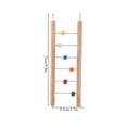 thumbnail image 2 of Spptty Bird Climbing Toy, Wood Bird Parrot Ladder Climbing Toy Hanging Swing For Bird Cage Pet Toys, 2 of 6