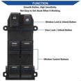 thumbnail image 4 of Power Window Lifter Control Switch for -V 2007-2011, 4 of 5