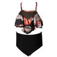 thumbnail image 3 of Esaierr Maillot de Bain pour Filles, Mode Imprimée, Séchage Rapide, Rafraîchissant, 2-12 Ans, 3 of 6