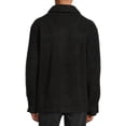 thumbnail image 3 of No Boundaries Men's and Big Men's Button-up Faux Sherpa Jacket, Sizes XS-3XL, 3 of 5