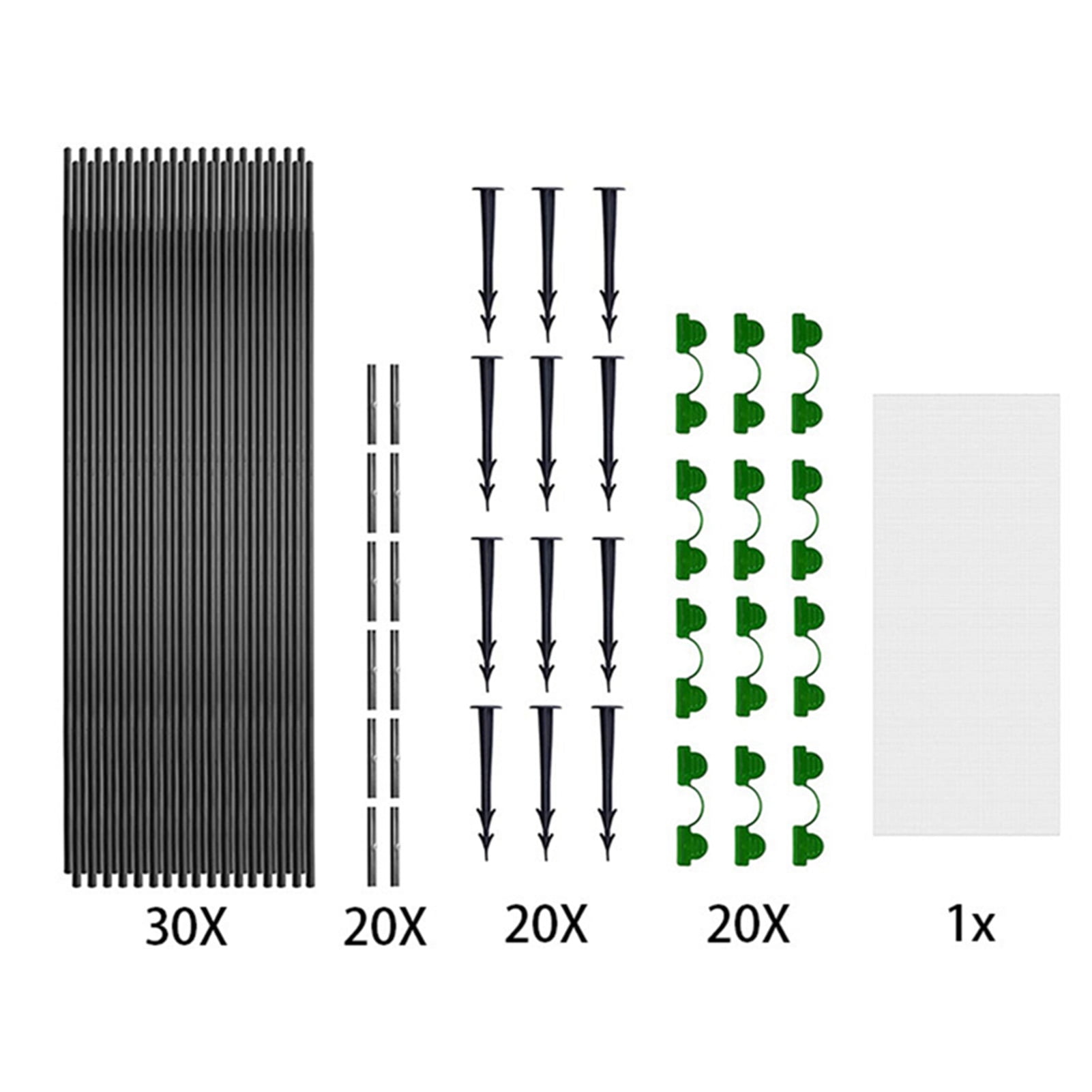 FUkuuka Insect Netting Garden Plant Hoop Seedling Arch Shed Bracket