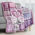 thumbnail image 2 of LHSHID 80th Birthday Gifts for Women 80 Years Old Birthday Gifts Unique 80th Birthday Decorations Gift Best 80th Birthday Gift Ideas for Mom Wife Sister Friend Happy Birthday 40x50in, 2 of 6