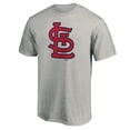 thumbnail image 2 of Men's Fanatics Heather Gray St. Louis Cardinals Official Logo T-Shirt, 2 of 3