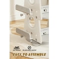 thumbnail image 5 of GLAF 4 Tier Rotating Bookshelf Tower for Kids & Adults, Christmas Tree Design Spinning Bookshelf Tower, 360°Revolving Bookcase Floor Standing for Library, Bedroom, Living Room, Office, 5 of 7