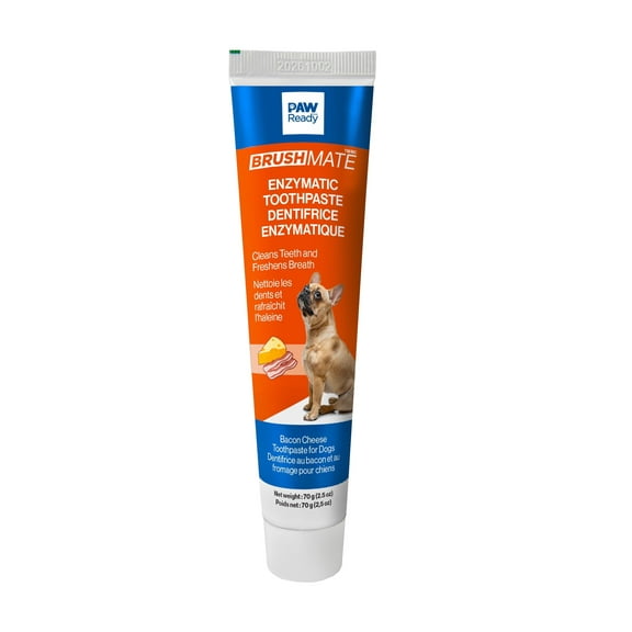 Paw Ready Enzymatic Bad Breath Toothpaste for Dogs Bacon Cheese