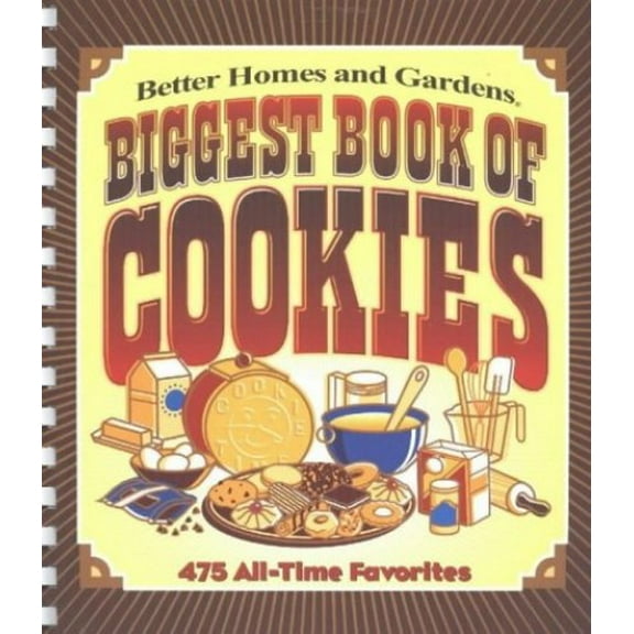 Pre-Owned Better Homes and Gardens Biggest Book of Cookies (Paperback) 0696217139 9780696217135