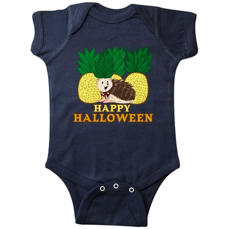 

Inktastic Happy Halloween Hedgehog with Pineapple Gift Baby Boy or Baby Girl Bodysuit