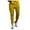 Yellow, variant on YDLCAFD Mens Flannel Pajama Pants Casual Pant For Men Casual Pleated Summer Baggy Trousers
