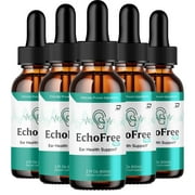 Echo Free Pro Healthy Ear Support Supplement – Echo Free Pro Capsules Ear Ringing Relief, Echo Free Pro for Hearing Support, 5 Pack, 5 Month Supply