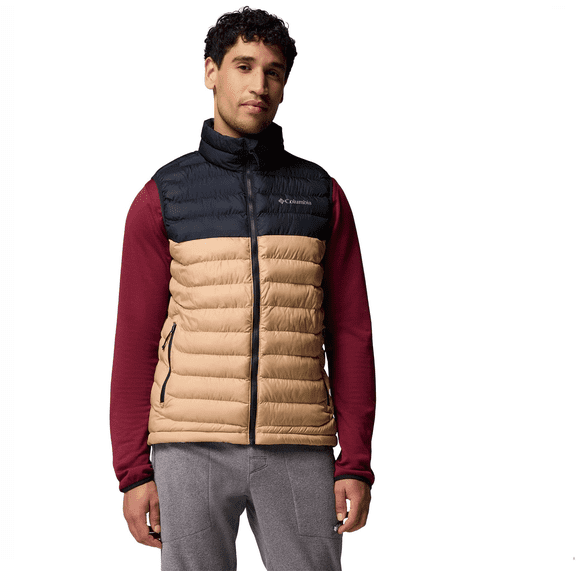 Columbia Powder Lite II Vest for Men - Canoe/Black - S