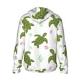 thumbnail image 2 of Picia Cute Turtle Women's Men's UPF 50+ Sun Protection Hoodie Shirt Long Sleeve SPF Fishing Outdoor UV Hiking Lightweight Shirts-XX-Large, 2 of 9