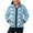 Camo Blue Shark, variant on Kids Fleece Jacket, Aztec Tribal Geometric Cowboy, 5Y, Full Zip, Polyester Kids Sherpa Lined Jacket with Side Pockets, Lightweight Outerwear for Toddler, Windproof Stand-Up Collar