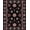 Black Red Ivory, Pattern 4, variant on ODIKA 6'x9' Washable Area Rug Non-Slip, Easy Care, Matte Black Red Gothic Rose Design Crow and Vine Motif with Skeletal Branches for Family Room, Living Room, Master Bedroom