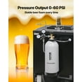 thumbnail image 4 of VEVOR CO2 Tank, 10 lbs New Aluminum Alloy Cylinder, CO2 Air Tank with Light Spray Coating, CGA320 Valve, Handle & Adjustable Pressure, DOT Approved Cylinder for Draft Beer Dispensing, 4 of 9