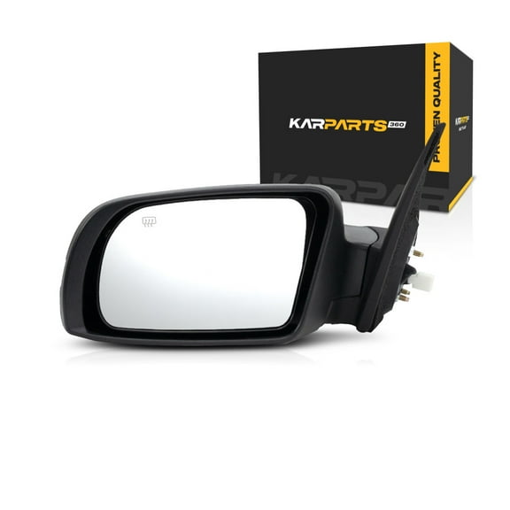 For Nissan Altima 2007 08 09 10 11 2012 Door Mirror Driver Side | Power Glass | Heated | Manual Folding Type | With Signal Light | With Cover | Replacement For NI1320164 | 96302JA04C