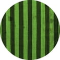 thumbnail image 1 of Ahgly Company Indoor Round Oriental Green Modern Area Rugs, 5' Round, 1 of 4