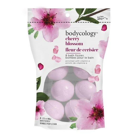 Bodycology Cherry Blossom Bath Fizzies, 8 fizzies