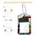 thumbnail image 2 of Toucan Square PU Leather 2 Pack Travel Tag - Bag Tag - Suitcase Tag with Privacy Cover and Stainless Steel Ring - Suitable for Travel, Backpack, and Handbag, 2 of 7