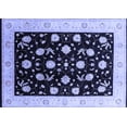 thumbnail image 1 of Ahgly Company Indoor Rectangle Oriental Blue Industrial Area Rugs, 5' x 7', 1 of 4