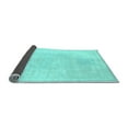 thumbnail image 2 of Ahgly Company Indoor Rectangle Abstract Light Blue Modern Area Rugs, 2' x 4', 2 of 4