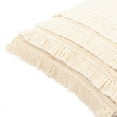 thumbnail image 3 of Surya Kandie KDE-001 18"Hx18"W Square Cotton Pillow Kit in Cream/Light Beige, 3 of 6