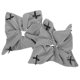 thumbnail image 2 of Bulk Scrunchies for Women and Girls Fashionable Cloth Hair Ties with Black Color for Decoration 2pcs Large Size, 2 of 5