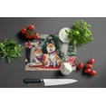 thumbnail image 5 of Shiba Inu Cozy Christmas Glass Cutting Board Large 12 in x 15 in, 5 of 5